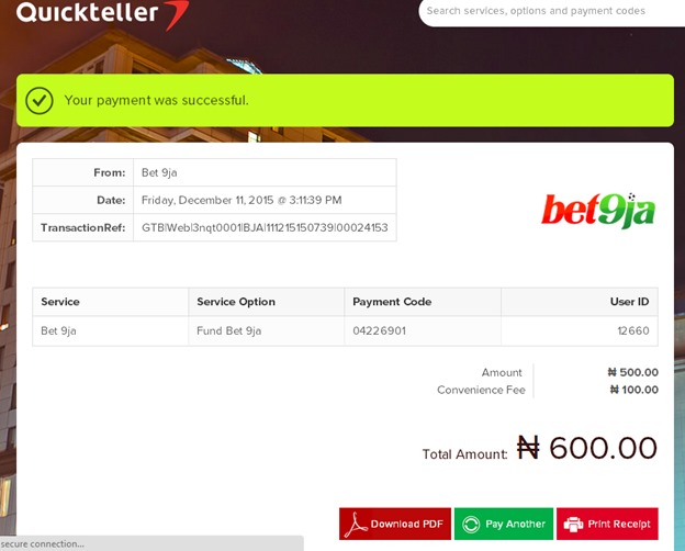 How to Fund Your Bet9ja Account with QUICKTELLER ONLINE All Betting